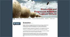 Desktop Screenshot of gradualismandaddiction.org